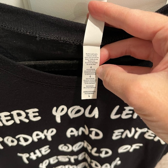 Walt Disney quote tee shirt, size large. Disneyland Magic Kingdom - Picture 4 of 6